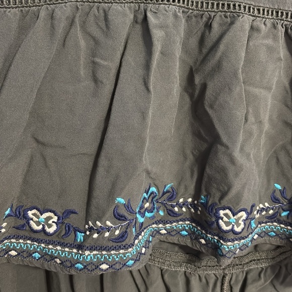 Time & Tru Ladies Bohemian Embroidered Hi Low Skirt Size XL (16/18) - Picture 4 of 6